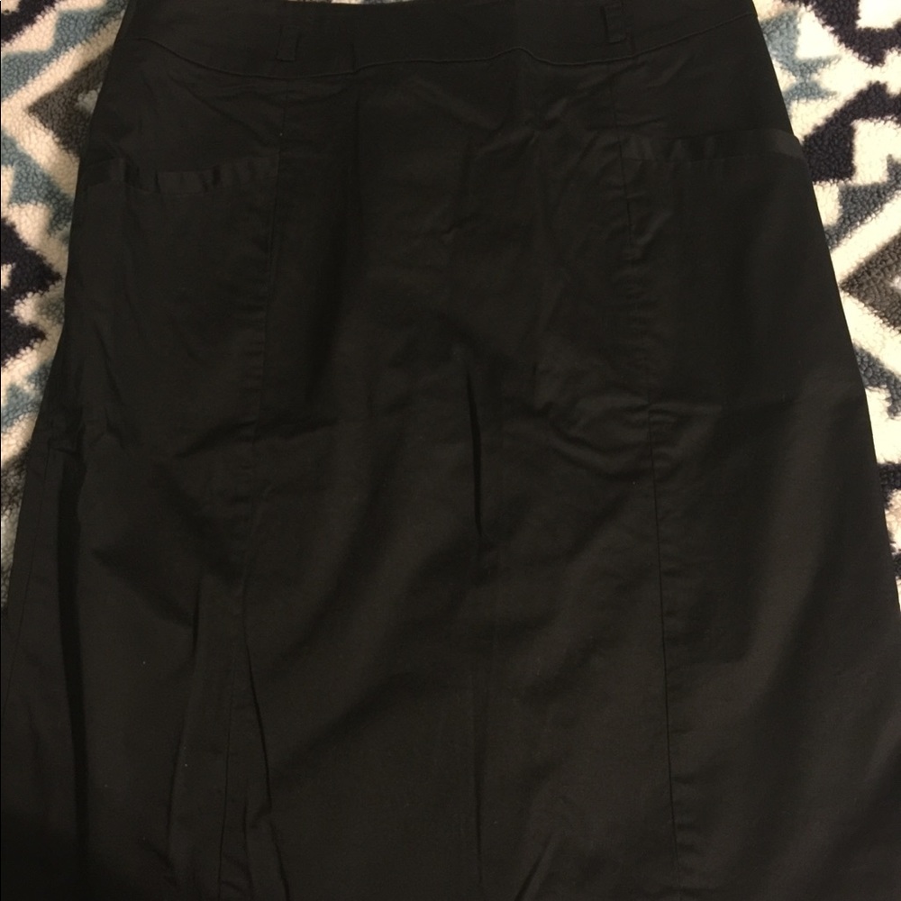 Black high waist skirt